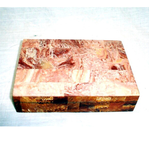 Boîte à bijoux au Design étonnant fabriqué à la main, boîte à bijoux au Design indien en résine et bois, boîte de rangement - Product Image 4