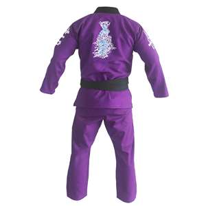 Uniforme de peso pesado BJJ Gi Brazilian Jiu Jitsu Kimono de algodón grueso preencogido Durable entrenamiento de artes marciales Gi OEM al por mayor - Product Image 3