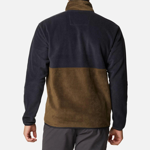 Veste polaire à séchage rapide, logo personnalisé OEM ODM, imperméable, coupe-vent, vêtements de travail d'extérieur, uniforme imprimé, col montant d'hiver, devant - Product Image 3