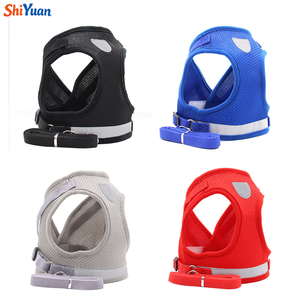 SHIYUAN - Arnés Reflectante y Transpirable para Perros y Gatos, Correa Ajustable para el Pecho, para Perros Pequeños, Bichón, Paseos al Aire Libre - Product Image 1