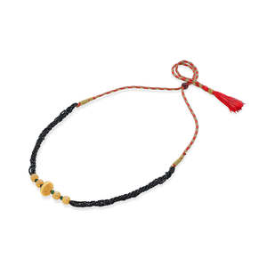 Kanthasakhi kolhapuri โชคเกอร์ thushi ทอง-สร้อยคอทำมืออย่างดี - Product Image 3