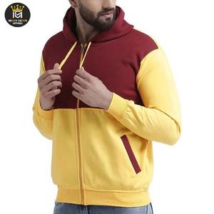 Sudadera con capucha y cremallera de lana de algodón 100% de calidad profesional para hombre, top de invierno bordado, transpirable, cómodo, pesado, superventas - Product Image 4