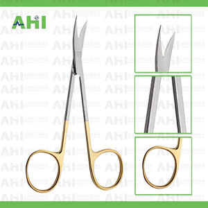 Tijeras de Ligadura de Carburo de Tungsteno con Empuñadura Ergonómica Manual, Certificación CE, 145 mm de Largo, Instrumentos Quirúrgicos Clase I AHI AHI-71-3201 TC - Product Image 3