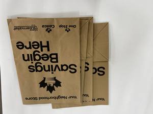 Bolsa de papel SOS ecológica de marca personalizada, bolsa de papel para comestibles, bolsa de papel para llevar, de fábrica de Vietnam - Product Image 4