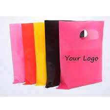 Bolsas de agradecimiento troqueladas de plástico de alta calidad con logotipos Bolsa de plástico troquelada - Product Image 6