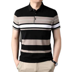 Camiseta de Golf Personalizada para Hombre, Verano, Bordada, Diseño Sólido, Manga Corta, 100% Algodón, Secado Rápido, Formal, de Fábrica - Product Image 6