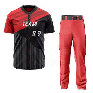 Nouveau style personnalisé en polyester fait maillot de baseball et jogger à vendre/uniformes de baseball de qualité supérieure - Product Image 3