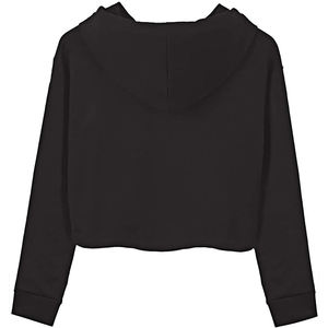 Sudaderas con capucha recortadas de color sólido Sudadera de calidad con lavado con forro duradero Estampado personalizado Tallas grandes para invierno y primavera - Product Image 4