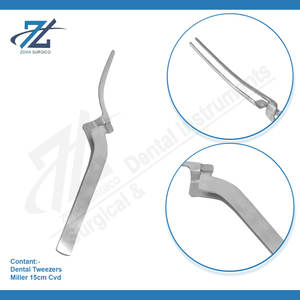 Pinzas articuladas Miller 15cm Cvd Pinzas dentales de acero inoxidable Pinzas dentales esterilizables en autoclave Pakistán - Product Image 3