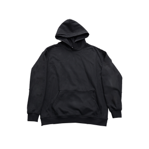 Sudaderas con capucha extragrandes de algodón pesado para hombre personalizadas forro polar bordado grueso para ropa de calle-temporada primavera - Product Image 1