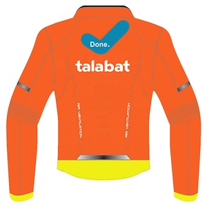 Uniforme de livraison à emporter de courriers alimentaires veste imperméable imperméable réfléchissante extérieure pour hommes avec tissu de haute qualité - Product Image 2