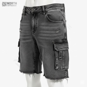 Pantalones Cortos Cargo Holgados de Lona con Cordón para Hombre, Estilo Casual de Verano, Personalizados de Alta Calidad OEM ODM - Product Image 6