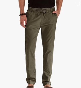 Men's <b>Drawstring</b> Originals Casual Summer Beach Loose <b>Trousers</b> Quantity Sweatpants 80% Cotton 20% Polyester From Bangladesh - Product Image 1