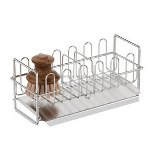 WIREKING Porta Spugne e Spazzole per <span class=keywords><strong>Lavello</strong></span> in Acciaio Inox 304 con Vassoio di Drenaggio, Organizzatore Antiruggine per <span class=keywords><strong>Lavello</strong></span> - Product Image 4
