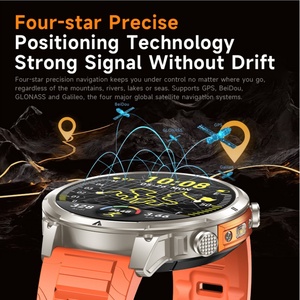 Reloj inteligente deportivo Mk100, pantalla HD de 1,7 pulgadas, GPS Beidou, rastreador de actividad física al aire libre, monitor de ritmo cardíaco, resistente al agua para hombres y mujeres - Product Image 5