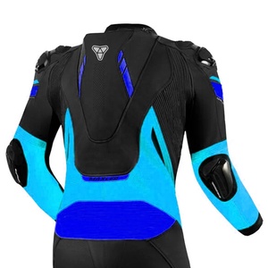 Veste de sport en cuir imperméable et réfléchissante pour homme, homologuée CE, coupe-vent, toutes saisons, 300g, pour moto et course automobile - Product Image 4