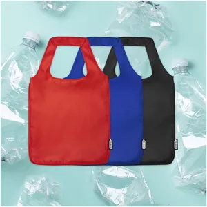 Borsa Tote Sostenibile in PET Riciclato Colore Cenere, Prodotto Promozionale per Merchandising - Product Image 4