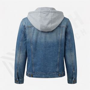 Unique Style Women Denim Jacket Wholesale Selling Fashion Trendy Casual Streetwear Outerwear <b>Coat</b> Apparel Customized Color - Product Image 2