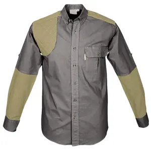 Camisa de pesca tática para área externa, camisa masculina de secagem rápida e casual de náilon, roupa de trabalho