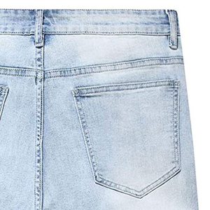 High Street Style Mid <b>Elastic</b> Plain Dyed Wholesale Price Low MOQ Best <b>Jeans</b> Shorts for Men Stylish and New Designs Wholesale - Product Image 6