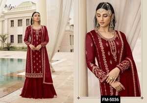 Women Wear Heavy Embroidery Work Designer <b>Three</b> Piece Suit for Ladies With Wholesale Price Pakistani Wedding Wear Dress and Suit - Product Image 6