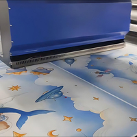 Encre active 32 têtes d'impression haute précision 2300 m²/h couleur Textile ceinture imprimante tissu motif machine d'impression