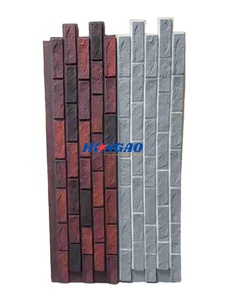 Panneau mural en pierre PU à prix d'usine, 1600x880x85mm, imperméable, moderne, pour chambre à coucher, centre commercial, extérieur, placage de peau, dalle épaisse, artificiel - Product Image 6