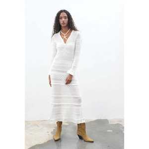 Vestido de Punto Mirca Maxi 2798 con Detalle de Volantes, Transpirable y con Cintura Natural para Ocio - Product Image 6