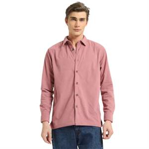 Camisa de pana ajustada para hombre Aspecto a medida con tela Premium para un estilo nítido y cómodo - Product Image 4