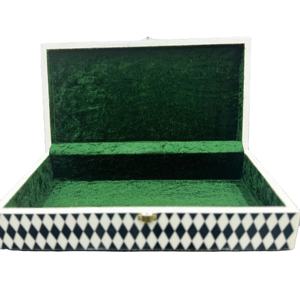 Boîtes d'incrustation de résine faites à la main les plus vendues artisanat poli décoratif en gros de l'Inde pour les achats en gros - Product Image 1