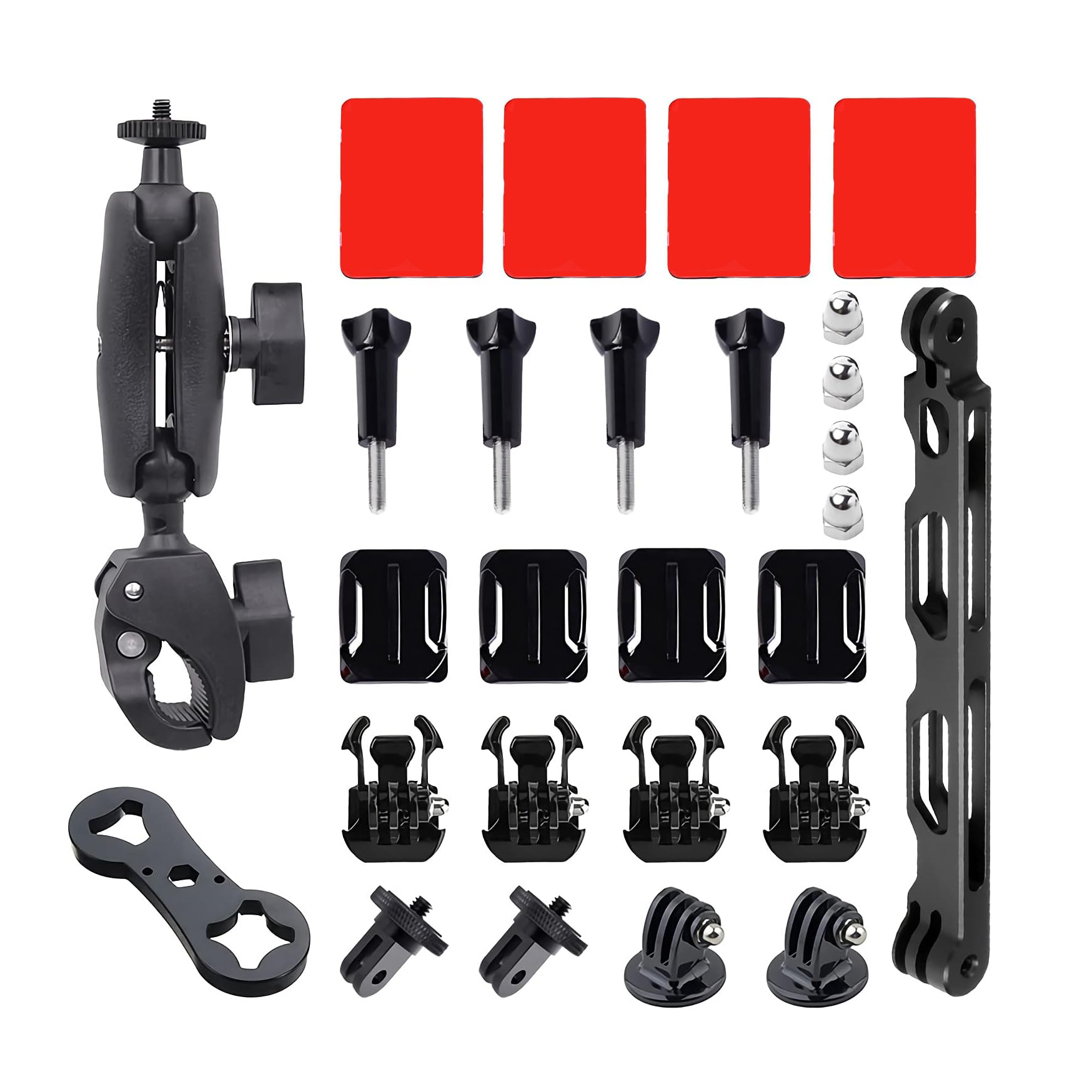 Insta360 Accessories Kit for GoPro Hero 12 Black Action & Sports Camera Accessories Set for Insta360 X4 X3 Mi SJCAM DJI AKASO