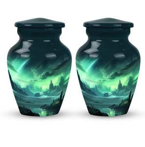 ออโรร่าบอเรียลิสโกศใส่เถ้ากระดูกโกศสำหรับผู้ใหญ่ขี้เถ้ากระดูกมนุษย์ - Product Image 2