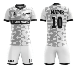 Maillots de football personnalisés unisexes de haute qualité avec design par sublimation, respirants, à manches courtes, OEM sur mesure - Product Image 1