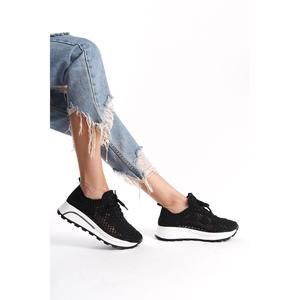 Scarpe da ginnastica estive con suola spessa da donna con Design a maglia speciale
