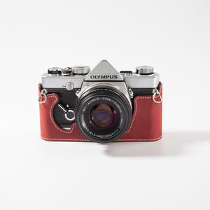 Funda protectora de cuero auténtico hecha a mano para Olympus OM1 OM1N OM2 OM2N OM4 OM4TI OM3, Funda de cuero personalizable para cámara - Product Image 3