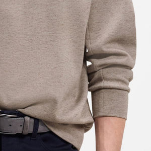 Sweat-shirt en coton uni pour homme, design décontracté, manches longues, haute qualité, prix de gros, streetwear, vêtements de sport 2026 - Product Image 4