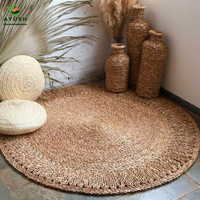 Tapis indien classique moderne traditionnel AYUSH, tissé à la main en coton, écologique, adapté aux animaux domestiques, rembourré, antidérapant, lavable, personnalisable