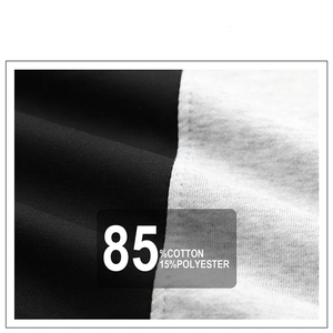 Nouveau pull à capuche à col rond lourd en coton surdimensionné Logo personnalisé broderie sweat-shirts Streetwear sweat-shirt à col rond OEM. - Product Image 5