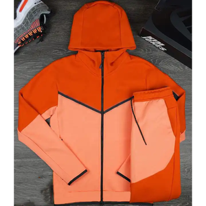 Absorbe la humedad, transpirable, conjunto cortavientos de lana Eversoft de punto, ajuste relajado, pantalones de chándal - Product Image 6