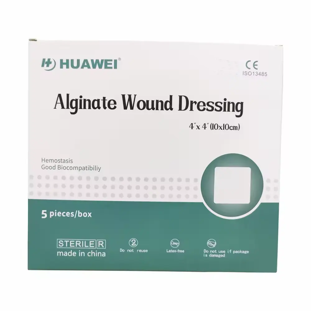 Calcium Alginate Wound Dressing Absorbent Alginate Dressing | Wound dressing pads | 4.25 "x 4.25" patches