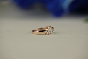 Bague de luxe en diamant de laboratoire marquise et coupe ronde VS1 clarté IGI SGL certifié or rose or argent fournisseur en gros - Product Image 3