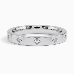 Anillo Clásico de Plata de Ley 925 con Diamante Moissanita de Corte Redondo para Boda, Compromiso, Fiesta o Aniversario, Regalo para Mujer - Product Image 1