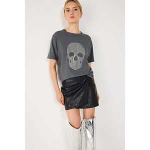 T-shirt confortable à col rond en pierre acide de charbon de bois - Product Image 4