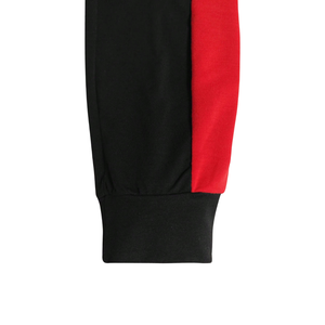 Conjunto Deportivo de Dos Piezas para Mujer, Invierno, Bloques de Color, Forro Polar, Sudadera con Capucha, Pantalones Jogger con Cierre Frontal, Ropa Deportiva Informal para Fitness y Descanso - Product Image 6