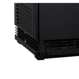 Countertop 4-Sided <b>Glass</b> Display <b>Fridge</b> - 98L - 428mm - Double glazing - square - with 4 shelves - 1 <b>glass</b> door - Black - Product Image 6
