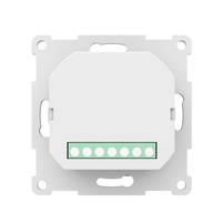 Termostato WiFi de ahorro de energía con ajustes programables semanales, compatible con las series ABB, Schneider y Berker Frame