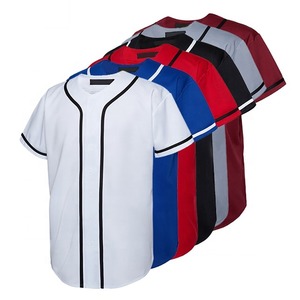 Personnalisé 2025 OEM Vente en gros Blanc Hommes Baseball Polyester personnalisé Votre propre conception Maillot de baseball uni - Product Image 1