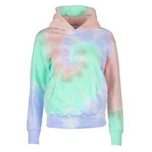 New Fashion Light color <b>tye</b> <b>dye</b> Loose hood style and loose fit best for winter Thick Cotton <b>Hoodie</b> for Man 2026 OEM ODM - Product Image 2