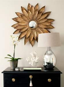 กรอบกระจกผนังโลหะทำด้วยมือที่ไม่เหมือนใครพร้อมลวดลายศิลปะนูนกรอบกระจกดีไซน์ใหม่ - Product Image 5