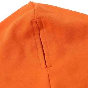 Top corto con bordado personalizado, sudadera informal de algodón y poliéster con cuello redondo ODM para mujer, Sudadera con capucha - Product Image 3